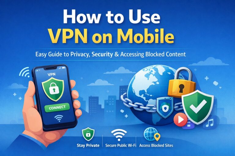 How to use VPN on mobile