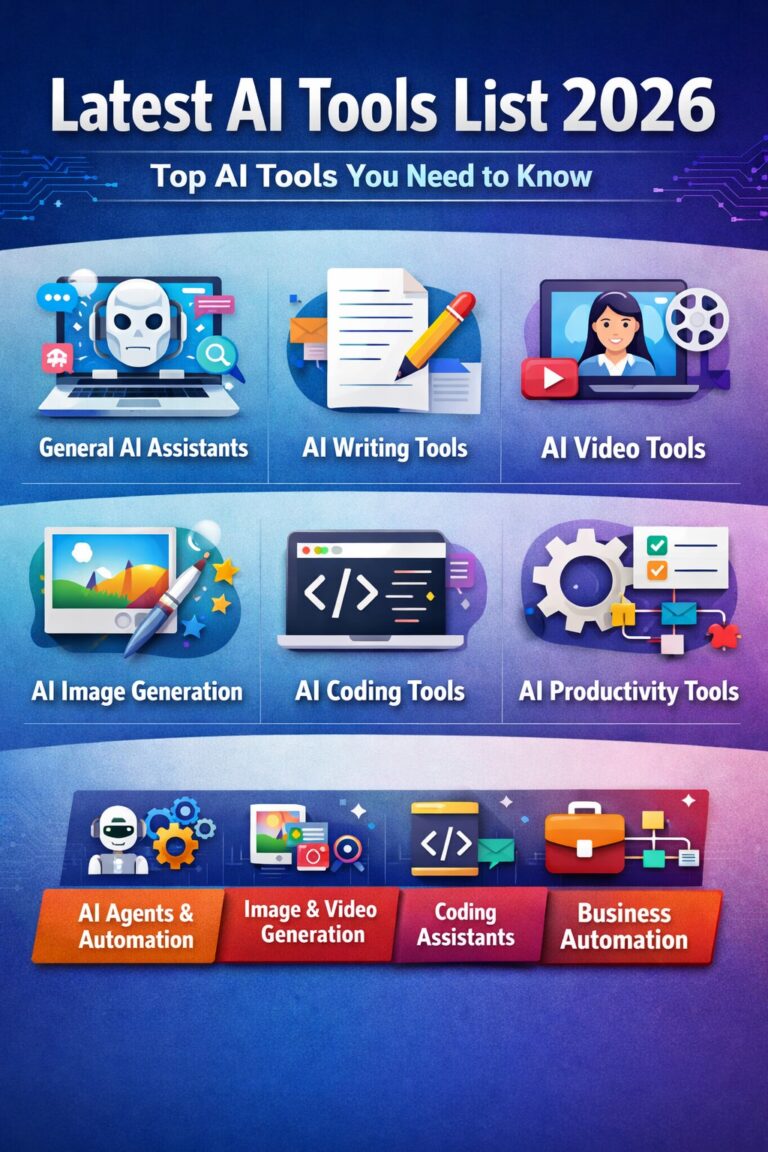 Latest AI tools list 2026