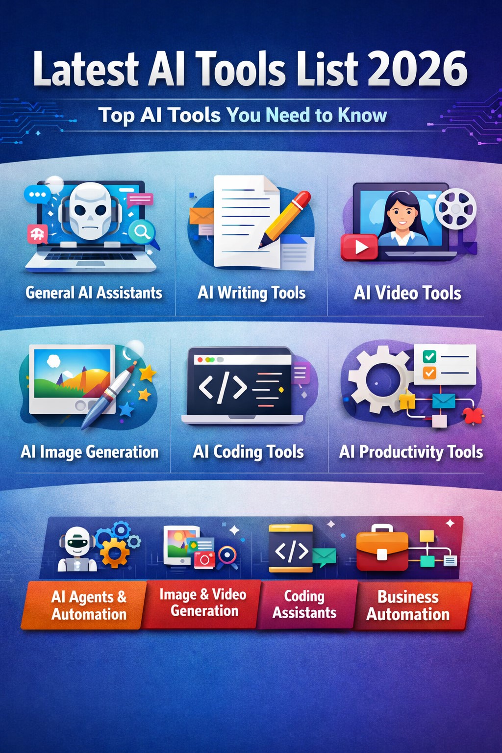 Latest AI tools list 2026