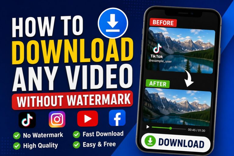 How to Download Any Video Without Watermark