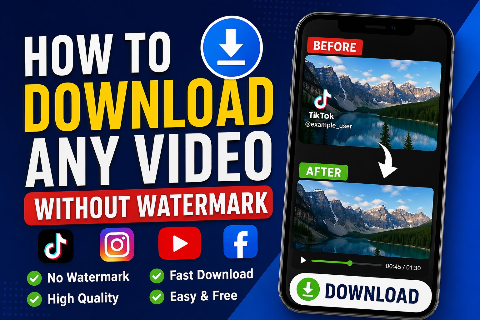 How to Download Any Video Without Watermark