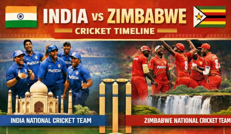 india national cricket team vs zimbabwe national cricket team timeline