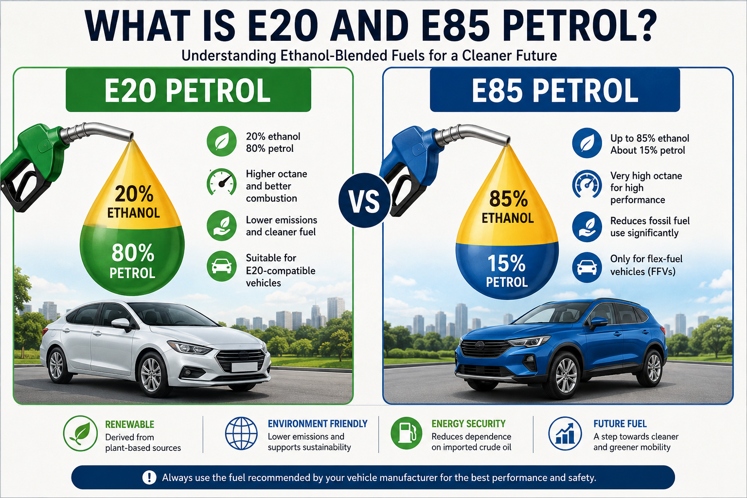 What Is E20 and E85 Petrol