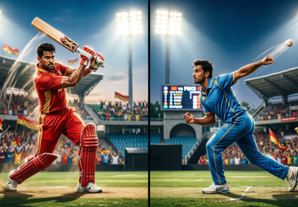 punjab kings vs mumbai indians timeline